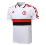 Manchester United Polo Za Trening 2022-23 Bijelo Crno Crvena